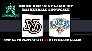 De Mortagne Noir et Or vs West Island Lakers [upl. by Vanessa]