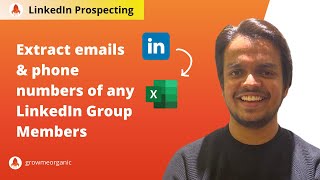 2024 Extract emails from LinkedIn Groups  Scrape emails and phone numbers from LinkedIn Groups [upl. by Noek]