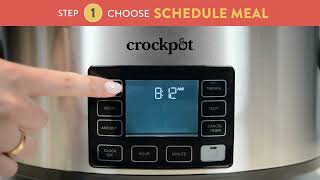 CrockPot 6QT MyTime Slow Cooker prepares your meals so theyre ready when you are [upl. by Gnohc775]