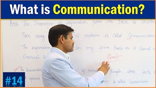 What is Communication   Defination of Communication [upl. by Ffej]