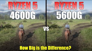 Ryzen 5 4600G vs Ryzen 5 5600G  Gaming Test  How Big is the Difference [upl. by Andeee667]