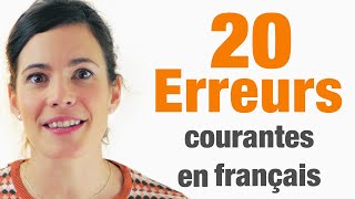 20 Erreurs courantes en français à ne pas commettre [upl. by Paley]