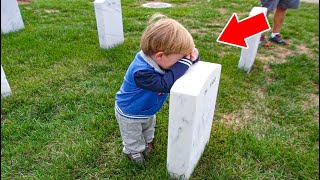 Boy Cries at His Moms Grave Saying quotTake Me With Youquot Then something incredible happened [upl. by Anehsuc]