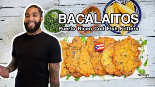 Bacalaitos  Puerto Rican Cod Fish Fritters [upl. by John]