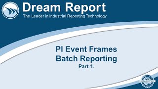 Dream Report  Reporting on PI Event Frames  Part 1 [upl. by Ban620]