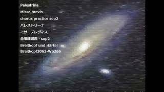 Palestrina Missa brevis chorus practice sop2 パレストリーナ ミサ・ブレヴィス 合唱練習用・sop2 [upl. by Atirihs]