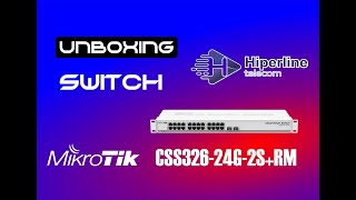 Unboxing Switch css32624G2SRM mikrotik [upl. by Fellner]