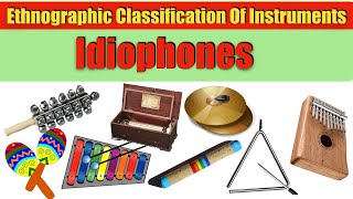 CLASSIFICATION OF MUSICAL INSTRUMENTS  IDIOPHONESmusictheoryinstruments [upl. by Pancho]