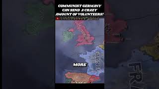 Communist Germany Can Send A CRAZY Amount Of Volunteers  Hearts of Iron IV [upl. by Aredna]