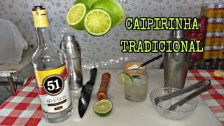 COMO FAZER CAIPIRINHA DE CACHAÇA TRADICIONAL l [upl. by Ihn]