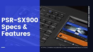 YAMAHA PSRSX900 Features amp Specs [upl. by Vaenfila523]