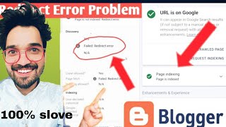 How to rank my blogger post on google  solve redirect error in blogger No indexing problem [upl. by Daven853]