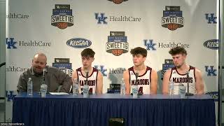 2024 UK Healthcare Boys Sweet 16 Pulaski County vs Trinity Postgame Press Conference [upl. by Hannaoj]