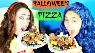 Halloween PIZZA Gummy Candy Chocolate MampMS Kit Kat Snickers B2cutecupcakes [upl. by Nolyaw658]