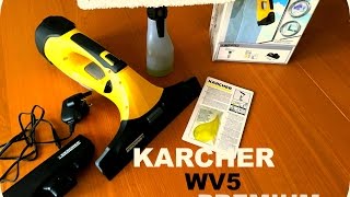 Karcher WV5 Premium Window Vacuum Review [upl. by Jala]