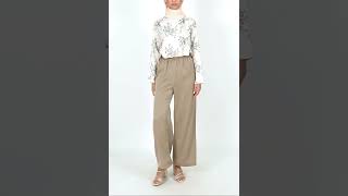 Fernley Wide Legged Pants Moss Green [upl. by Aelhsa]