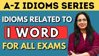 I  Word से Related सारे Idioms amp Phrases  A  Z Idioms Series  SSC CDS NDA DSSSB  Rani Mam [upl. by Aniled]