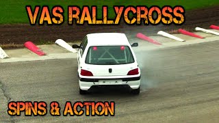 VAS rallycross Arendonk 2772024 Spins amp Action [upl. by Gipsy876]