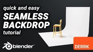 Create a Seamless Backdrop in Blender [upl. by Tiernan440]