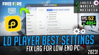 New LDPlayer 9 Lag Fix Best Settings For LowEnd PC amp Laptop New Settings 2024 [upl. by Eneleahcim]