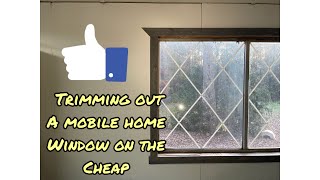 How to trim out a window on the cheap [upl. by Dede]