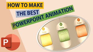 How to make the BEST PowerPoint Animation  BEST PPT Design [upl. by Virgy]