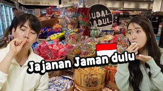 REAKSI KAKAK ADIK KOREA COBA JAJANAN JADUL INDONESIA [upl. by Valer]