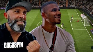 EinMannAbwehrkette Majoe spielt FIFA 18 gegen Niko  BACKSPIN PLAY [upl. by Courtland]