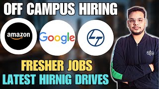 LnT  Amazon Hiring Drives  OFF Campus Drives For 2025  2024  2023 Batch Hiring  Fresher Jobs [upl. by Fernald569]