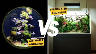 SALTWATER VS FRESHWATER AQUARIUM watch this video before you decide [upl. by Fergus]