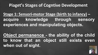 Piagets Stages of Cognitive Development1 [upl. by Tuneberg]