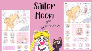 🌙✨ KWGT Tutorial  how to make aesthetic Sailor Moon theme  kwgt widgets [upl. by Feetal]