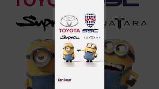 Supra VS SSC Tuatara minions style tiktok supra funny ssc car viralvideo fyp automobile [upl. by Noonberg]