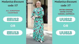 best modanisa coupon  Exclusive Offer 17 Off Modanisa Formal Wear [upl. by Thorpe]