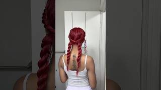 Twist Pigtail Hairstyle🩶✨ cute twist pigtails hairstyle [upl. by Itaws]