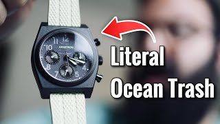 This Watchmaker Is Trying To Clean The Ocean One Watch At A Time  Armitron Wave [upl. by Dilahk]