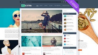 How to Create a Blog Website  WordPress Extra Theme Tutorial 2017 [upl. by Aubine]