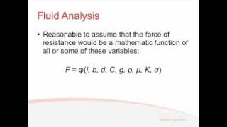 Fluids  Lecture 42  Dimensional Analysis [upl. by Fay]