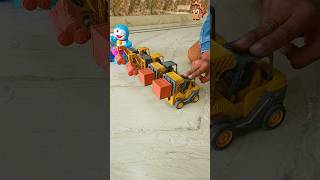 4 jcb 😁 gadi jcb funny toys part 1342 automobile [upl. by Morris]