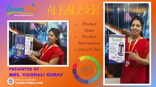 TEAMWAY ALKALIZER BOTTLE DEMO BY NATIONAL MARKETING HEAD MRS VAISHALI MADAM [upl. by Anayad]