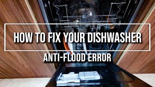 How to fix your dishwasher Quick and easy repair Overflow error Cleaning the sensors [upl. by Alena]