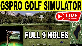 Playing 9 Holes on GSPRO Golf Simulator Software at Whistler UNEEKOR EYE XO [upl. by Cazzie]