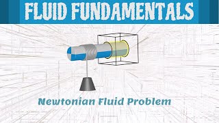 Newtonian Fluid Problem  Maximum Angular Velocity Shaft Mounted In A Journal [upl. by Estey768]