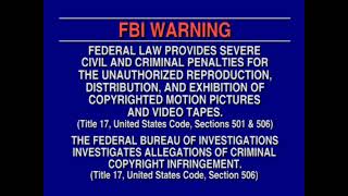 Scholastics FBI warning screens for DVDs 43 [upl. by Rafferty]