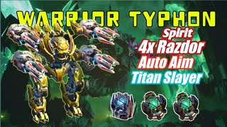 War Robots  Warrior Typhon  Spirit Razdor  MK3 Do you like this weapon [upl. by Malinowski]