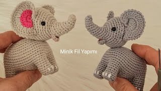 Amigurumi Minik Fil Örülüşü ENG SUBTİTLES ONsubtítulos ESPANÕL [upl. by Angelika]