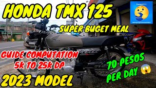 HONDA TMX 125  2023 MODEL  PRICE GUIDE 5K DP TO 25K  PAMASADA [upl. by Aniluj287]