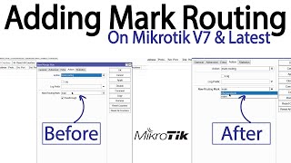 How to add new mark routing in Mikrotik  Version7 amp Latest  Net M [upl. by Modestine]