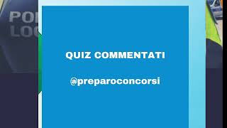 QUIZ tratti da prova concorsuale [upl. by Roderich]