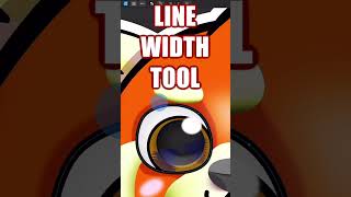 Affinity Designer 25 Beta  Line Width Tool shorts [upl. by Berlinda]